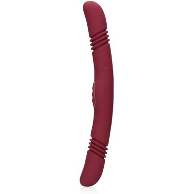 Vibromasseur Double Face Loveline - Raisin Merlot - Puissant, Profond, Rechargeable Vibromasseur Double Face Loveline - Raisin Merlot - Puissant, Profond, Rechargeable