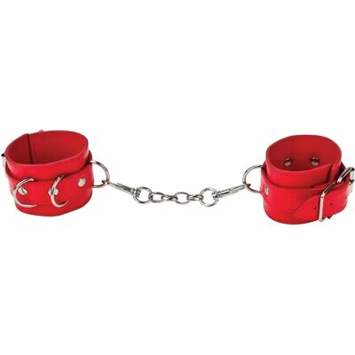 Ouch! Menottes en Cuir - Jeux BDSM et Érotiques Ouch! Menottes en Cuir - Jeux BDSM et Érotiques