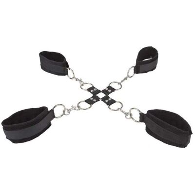 Ouch! Menottes Velcro pour Poignets & Chevilles - Accessoires BDSM Ouch! Menottes Velcro pour Poignets & Chevilles - Accessoires BDSM