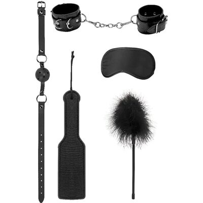 Ouch! Kit d'Introduction SM N°4 - Kit Bondage - BDSM - Noir Ouch! Kit d'Introduction SM N°4 - Kit Bondage - BDSM - Noir