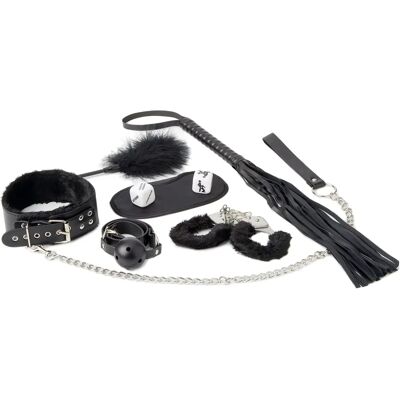 Kit Bondage N°6 Ouch! - Noir, Violet, Rouge - Initiation BDSM Kit Bondage N°6 Ouch! - Noir, Violet, Rouge - Initiation BDSM