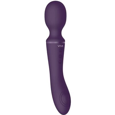 VIVE Enora Vibromasseur Double Moteur Imperméable - Violet VIVE Enora Vibromasseur Double Moteur Imperméable - Violet