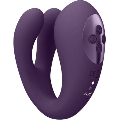 Vive Yoko Vibrateur Double Moteur - Clitoris & Vagin - Violet Vive Yoko Vibrateur Double Moteur - Clitoris & Vagin - Violet