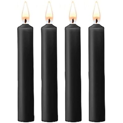 Ouch! Candele di Cera Nere - Set di Arte Corporea BDSM Ouch! Candele di Cera Nere - Set di Arte Corporea BDSM