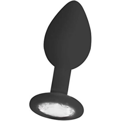 Ouch! Dildo Anal Diamant Regular - Noir Ouch! Dildo Anal Diamant Regular - Noir