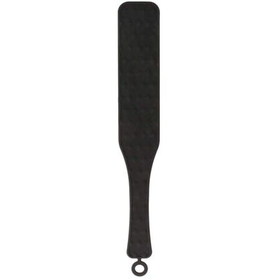 Ouch! Paddle Texturé en Silicone - Noir - 37cm - Accessoire BDSM Ouch! Paddle Texturé en Silicone - Noir - 37cm - Accessoire BDSM