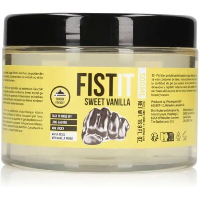 Lubrifiant Fist It Vanille - À base d'eau, Très épais - 500ml Lubrifiant Fist It Vanille - À base d'eau, Très épais - 500ml