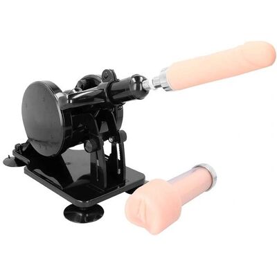 SexMachine Macchina sessuale rosa con dildo rimovibile e masturbatore vaginale SexMachine Macchina sessuale rosa con dildo rimovibile e masturbatore vaginale