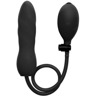 Ouch! Twist gonflable en silicone noir - Jouet pour adultes Ouch! Twist gonflable en silicone noir - Jouet pour adultes