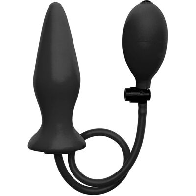 Ouch Plug Anal Gonflable en Silicone Noir - Anal Plug Ouch Plug Anal Gonflable en Silicone Noir - Anal Plug
