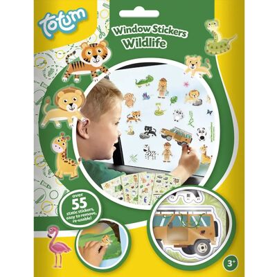 Totum 25738 autocollants pour enfants - Faune sauvage Totum 25738 autocollants pour enfants - Faune sauvage