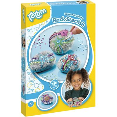 Totum Rock Starfish - Kreativ Diamantmalset - Bastelset Totum Rock Starfish - Kreativ Diamantmalset - Bastelset