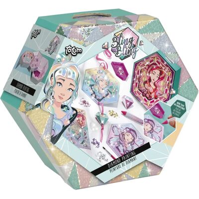 Totum Diamant Bastelset - Buntes Kreativset für Mädchen Totum Diamant Bastelset - Buntes Kreativset für Mädchen
