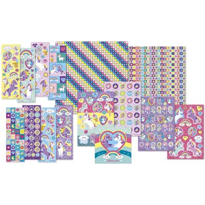 Totum Einhorn Aufkleberbox 12R+2S+BKL für Kinder Totum Einhorn Aufkleberbox 12R+2S+BKL für Kinder
