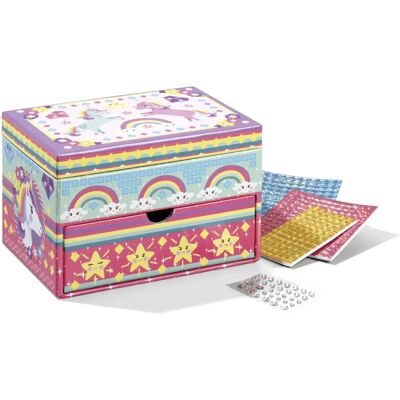 Totum Einhorn Schmuckkästchen - Kreatives DIY Set - Über 350 Teile Totum Einhorn Schmuckkästchen - Kreatives DIY Set - Über 350 Teile