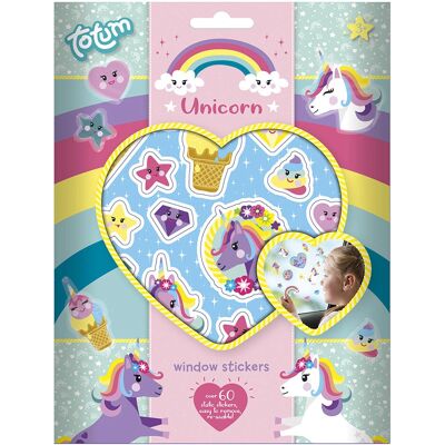 Autocollants de Fenêtre Licorne Totum - Décor Reutilisable pour Enfants - Publicité Autocollants de Fenêtre Licorne Totum - Décor Reutilisable pour Enfants - Publicité