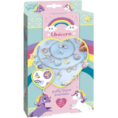 Totum Einhorn Puffy Charm Armbänder - Bastelset Totum Einhorn Puffy Charm Armbänder - Bastelset