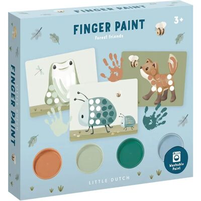 Set na Malování prsty Forest Friends od Little Dutch - Umění pro děti Set na Malování prsty Forest Friends od Little Dutch - Umění pro děti