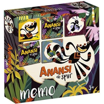 Bambolino Toys Anansi de spin Memo - Bord/spel Bambolino Toys Anansi de spin Memo - Bord/spel