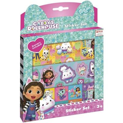 Gabby's Dollhouse Sticker-Set - 3 Blätter für Kinder 3+ Gabby's Dollhouse Sticker-Set - 3 Blätter für Kinder 3+