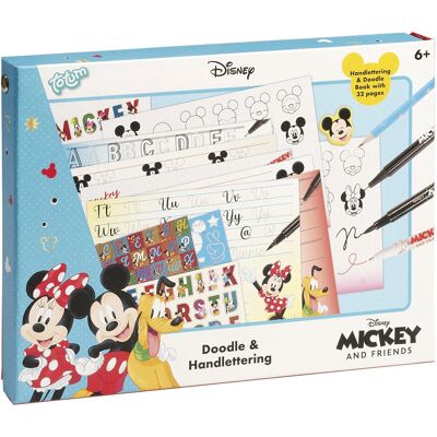 Totum Mickey & Friends Doodle & Hand Lettering Set - Set Totum Mickey & Friends Doodle & Hand Lettering Set - Set