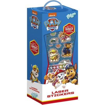 Pudełko Naklejek Paw Patrol Totum 4 Rolki - Dla Dzieci Pudełko Naklejek Paw Patrol Totum 4 Rolki - Dla Dzieci