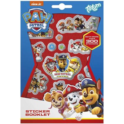 Totum Paw Patrol Sticker Buch 4 Blätter - Stickerbuch Totum Paw Patrol Sticker Buch 4 Blätter - Stickerbuch