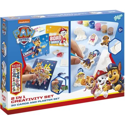 Ensemble créatif Totum PAW Patrol 2 en 1 - À partir de 5 ans - Publicité Ensemble créatif Totum PAW Patrol 2 en 1 - À partir de 5 ans - Publicité
