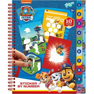 Totum Paw Patrol Stickerbuch - Mehrfarbig - Sticker Puzzle für Kinder Totum Paw Patrol Stickerbuch - Mehrfarbig - Sticker Puzzle für Kinder