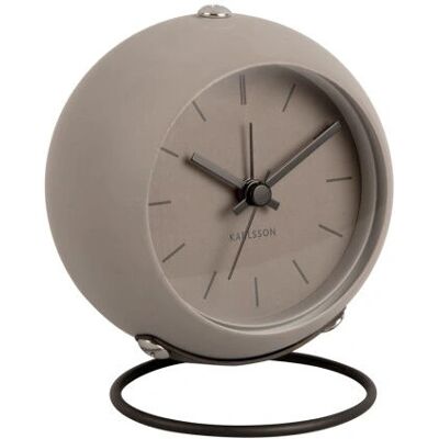 Karlsson Nirvana Globe Wecker - Stille Grau Karlsson Nirvana Globe Wecker - Stille Grau