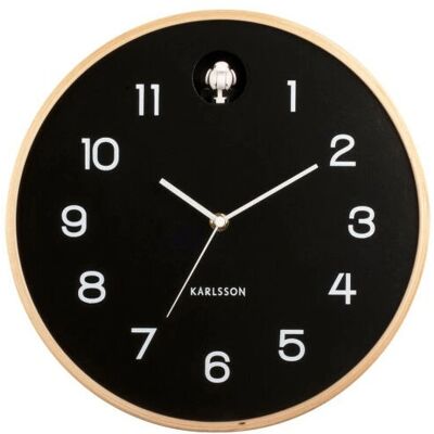 Karlsson Natural Cuckoo Wandklok - Zwart Karlsson Natural Cuckoo Wandklok - Zwart