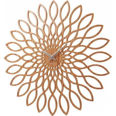 Karlsson Sonnenblumen Wanduhr - Natürliche Holz - 60cm - Wanduhr Karlsson Sonnenblumen Wanduhr - Natürliche Holz - 60cm - Wanduhr