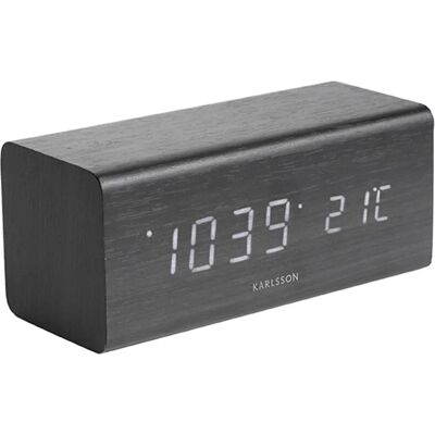 Karlsson Houten Blok Alarmklok - LED Display Karlsson Houten Blok Alarmklok - LED Display