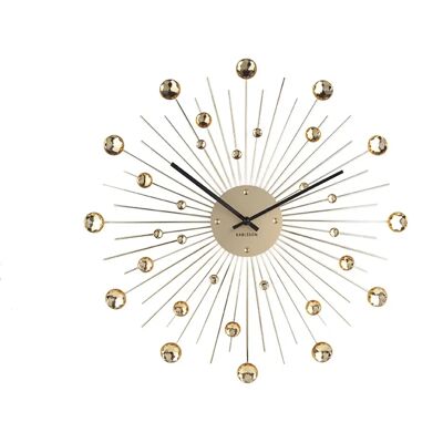 Karlsson Sonnenstrahl Kristall Wanduhr - 50cm - Unisex - Quarz Karlsson Sonnenstrahl Kristall Wanduhr - 50cm - Unisex - Quarz