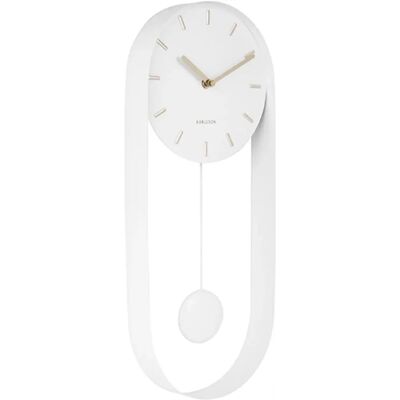 Horloge Murale à Pendule Noir Karlsson - Design Moderne Horloge Murale à Pendule Noir Karlsson - Design Moderne