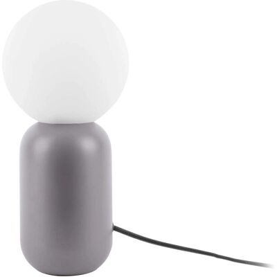 Lampe de table Gala grise LEITMOTIV - Publicité Lampe de table Gala grise LEITMOTIV - Publicité