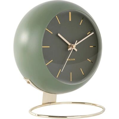 Karlsson KA5832GR Grüner runder Wand-/Tischuhr - Quartz Metall Karlsson KA5832GR Grüner runder Wand-/Tischuhr - Quartz Metall