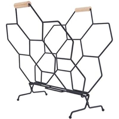 Present Time Honeycomb Magazine Rack - Magazine Rack Present Time Honeycomb Magazine Rack - Magazine Rack