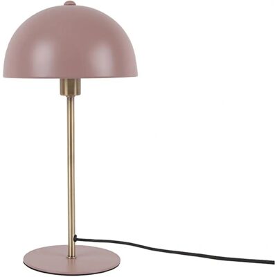 LEITMOTIV - Lampa stołowa z metalu Bonnet 39 cm - Różowa LEITMOTIV - Lampa stołowa z metalu Bonnet 39 cm - Różowa