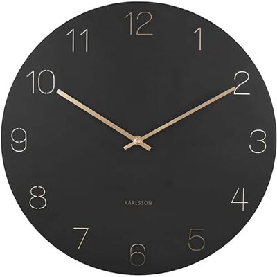 Karlsson Wanduhr Schwarz 40 cm Ka5762bk - Unisex - 40 cm - Quarz Karlsson Wanduhr Schwarz 40 cm Ka5762bk - Unisex - 40 cm - Quarz