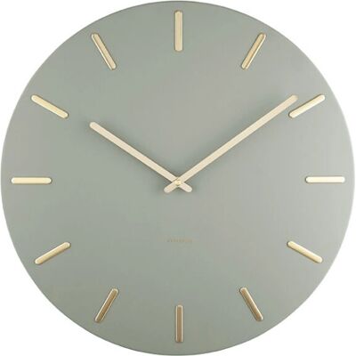 Karlsson Grüner Rundwanduhr - Modernes Neutrales Design Karlsson Grüner Rundwanduhr - Modernes Neutrales Design