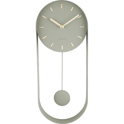 Karlsson KA5822DG Grüner Moderner Pendelwanduhr - Wanduhr Karlsson KA5822DG Grüner Moderner Pendelwanduhr - Wanduhr