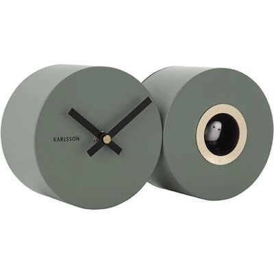 Horloge Murale/Bureau Karlsson KA5789GR Vert - Cuckoo Quartz - Publicité Horloge Murale/Bureau Karlsson KA5789GR Vert - Cuckoo Quartz - Publicité