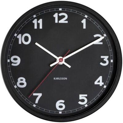 Karlsson KA5846BK Schwarze Klassische Wanduhr - Wand/ Tischuhr Karlsson KA5846BK Schwarze Klassische Wanduhr - Wand/ Tischuhr