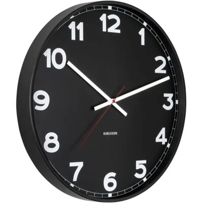 Karlsson Uusi Klassinen Seinäkello - 40 cm - Kvarts - Metaali - Unisex Karlsson Uusi Klassinen Seinäkello - 40 cm - Kvarts - Metaali - Unisex