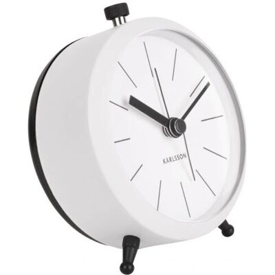 Karlsson KA5778WH Wecker - Weiß - Quarz - Modern Nachttisch Karlsson KA5778WH Wecker - Weiß - Quarz - Modern Nachttisch