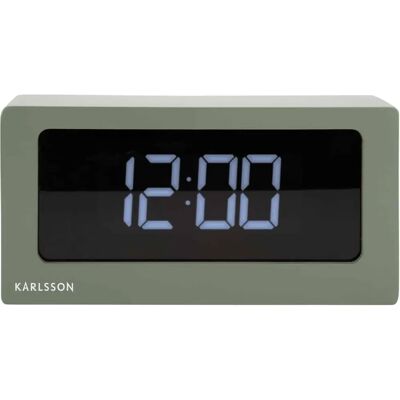 Réveil LED Boxed Karlsson - Vert - Design Moderne - 27,5cm Réveil LED Boxed Karlsson - Vert - Design Moderne - 27,5cm