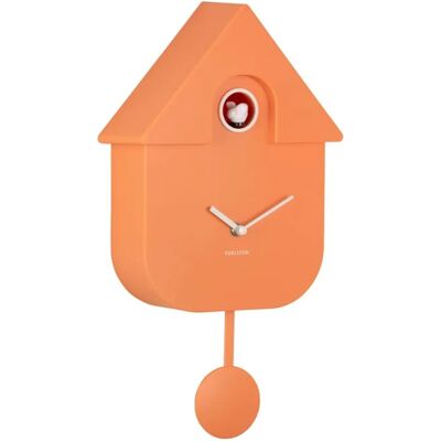 Karlsson Oranje Moderne Kuckuckswandklok - Wandklok Karlsson Oranje Moderne Kuckuckswandklok - Wandklok
