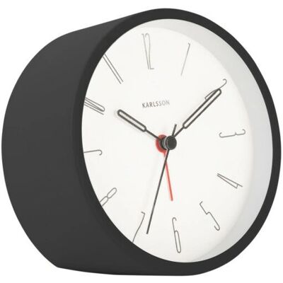 Karlsson Belle Numbers Quartz Wecker - Schwarz - Wecker Karlsson Belle Numbers Quartz Wecker - Schwarz - Wecker