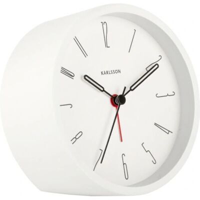 Karlsson Belle Numbers Eisen Wecker - Unisex - 11 cm - Quarzuhrwerk Karlsson Belle Numbers Eisen Wecker - Unisex - 11 cm - Quarzuhrwerk